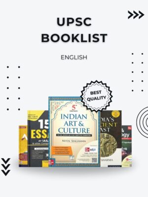 UPSC Booklist English featuring Indian Art and Culture