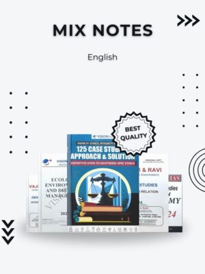 UPSC Mix Notes (English) – Comprehensive Study Material for IAS & Competitive Exams