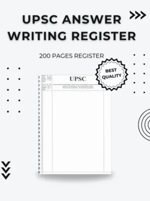 UPSC ANWER WRITING REGISTER