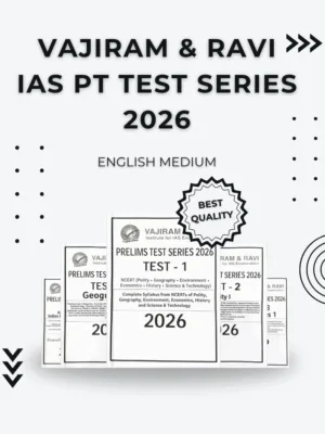 IAS test series promotional material